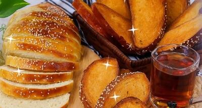 طرز تهیه نون سوخاری خونگی با کمترین مواد / سریع و خوشمزه