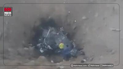  اولین تصویر از محل سقوط بالگرد اشترانکوه