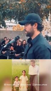 مراسم سوم پدر شروین حاجی‌پور با حضور پررنگ مردم