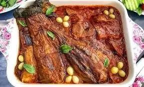 طرز تهیه  خوراک غوره بادمجان | یک شام خوشمزه و ساده!