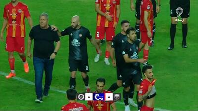 عصبانیت دراگان اسکوچیچ از شجاع خلیل زاده در پایان بازی با فولاد