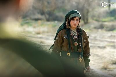 سوگل خلیق بازیگر  شکارگاه  با گریم باستانی در پروژه جدیدش + عکس