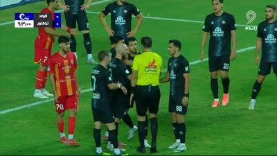 جر و بحث ادامه دار شجاع خلیل زاده با بیژن حیدری داور مسابقه