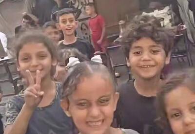فیلم/ شادی کودکان غزه پس از پاسخ حماس به طرح ترامپ