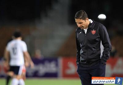 کلیپ ؛ سکوت وحید هاشمیان پس از تساوی پرسپولیس با گل گهر