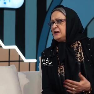 فیلم / مریم امیرجلالی: مهران رجبی نقش زن بازی کرد ... اصرار داشت شبیه من شده  ...آخه دماغ کی بزرگتره ... من کجا و ....