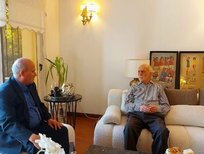  حضور رئیس فدراسیون فوتبال در منزل پیشکسوت پرسپولیس