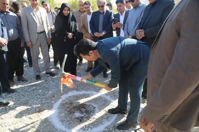 کلنگ‌زنی حفر چاه آب شرب جدید در بخش سیوان شهرستان ایلام