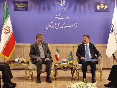 ظرفیت‌های لرستان زمینه‌ساز همکاری اقتصادی با قزاقستان است