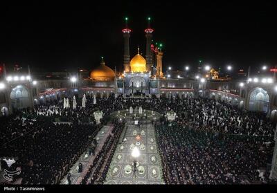 آیین شمعدان‌ گردانی خادمان حرم حضرت معصومه(س)- عکس صفحه استان تسنیم | Tasnim