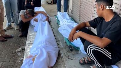 شهادت فلسطینیان در حملات رژیم صهیونیستی با وجود فرمان آتش بس ترامپ + فیلم