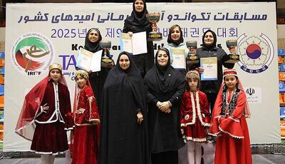 قهرمانی دختران تکواندوکار پایتخت در تبریز