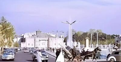 بهارستان با خودروها و کالسکه در دهه ۳۰!(عکس)