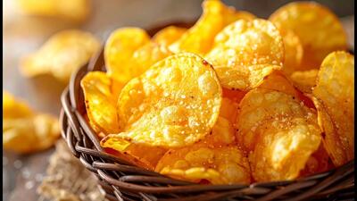 دیگه از فروشگاه چیپس نخر ! بیا بهت چیپس سیب زمینی ترد و خوشمزه یاد بدم !