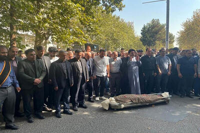 مراسم تشییع دانشجوی دانشگاه تهران برگزار شد
