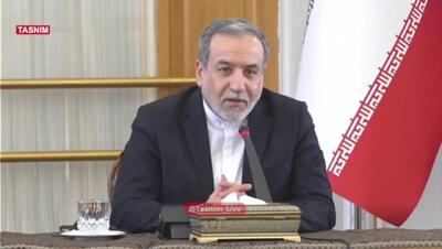 عراقچی: راه‌حل نهایی برنامه هسته‌ای ایران مذاکره دیپلماتیک است + فیلم