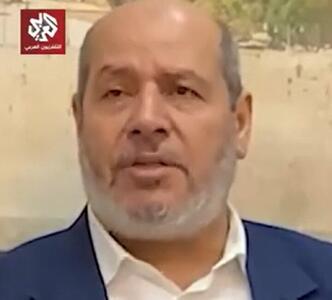 ویدیو؛ اولین حضور خلیل‌الحیه مقابل دوربین رسانه‌ها پس از تلاش اسرائیل برای ترورش