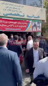 درگیری در مسابقات پرورش اندام قهرمانی کشور/فیلم