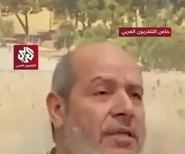 اولین حضور خلیل الحیه مقابل دوربین رسانه‌ها پس از حمله اسرائیل به قطر