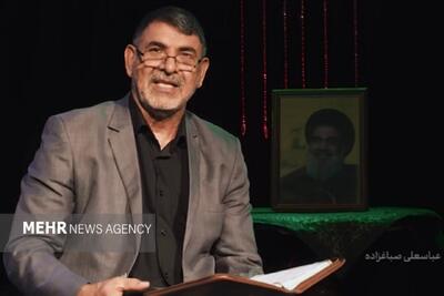 شعر خوانی شاعر سیستانی در وصف «شهید سیدحسن نصرالله»