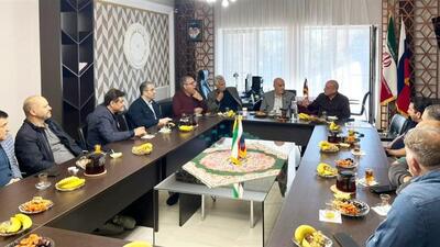 دیدار رئیس اتاق مشترک ایران و روسیه با فعالان اقتصادی ایرانی در آستراخان