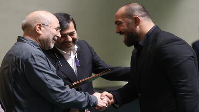 تقدیر نمایندگان مجلس از مدال آوران تیم‌های ملی کشتی آزاد و فرنگی - پارس فوتبال