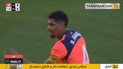 گل الکسیس سانچز به بارسلونا از روی نقطه پنالتی (سویا 1-0 بارسلونا) - پارس فوتبال