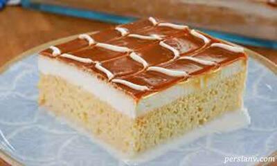 طرز تهیه کیک سه شیر (ترس لچس) ؛ پنبه‌ای‌ترین کیک کافی‌شاپی در خانه! دسر خوشمزه و محبوب مکزیکی