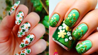 ایده‌ های خاص دیزاین ناخن شبدر شانس؛ 15 طرح خوشگل برای زیبایی دست‌ ها