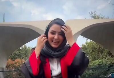 خبرسازی خانم دکتر جوان با  کُت توسی پدرش +فیلم