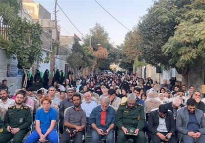 مراسم آبروی محله یادبود شهید مهدی گلستانی در مشکین‌دشت- فیلم فیلم استان تسنیم | Tasnim