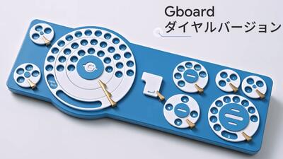 ابتکار عجیب گوگل ژاپن با کیبورد چرخشی Gboard + ویدیو