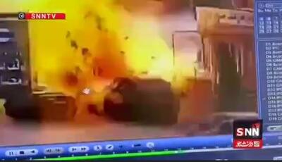تصاویر هولناک حمله پهپادی اسرائیلی به یک خودرو در جنوب لبنان
