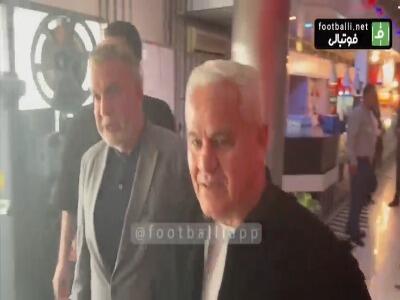 ورود پیشکسوتان فوتبال به مراسم تقدیر از حسین کلانی