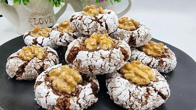 طرز تهیه بیسکویت مراکشی بدون آرد و بدون روغن و کره !