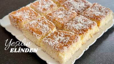 دستور پخت کیک نارگیلی خوشمزه، آماده برای قهوه و چای در عرض چند دقیقه !