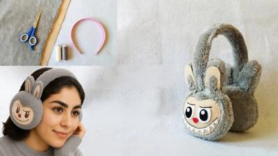 آموزش ساخت گوشگیر لبوبو در خانه