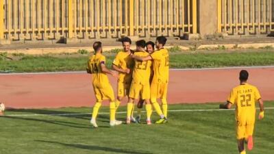 گل اول فرد البرز به شهرداری نوشهر (گل عجیب و جالب میلاد سوری)