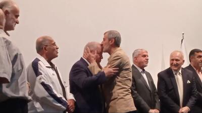 تقدیر از اهالی فوتبال در پایان مراسم بزرگداشت حسین کلانی
