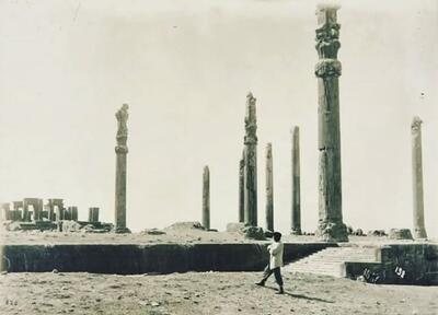 ۹۰ سال پیش حضور ۳ زن انگلیسی و آمریکایی در تخت‌جمشید خبرساز شدند + عکس