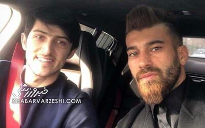 رامین رضاییان به سردار آزمون با یک تصویر خاص پیام داد +عکس