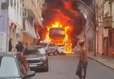 فیلم/ تصادف هولناک اتوبوس نوجوانان در برزیل