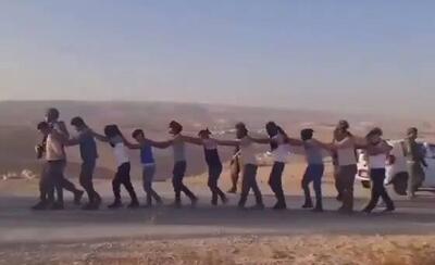 فیلم/ بازداشت ۱۹ فلسطینی به دست اشغالگران در کرانه باختری