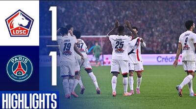 ویدیو| خلاصه بازی لیل ۱ - پاری سن ژرمن ۱؛ برادر امباپه نگذاشت PSG برنده شود! - پارس فوتبال
