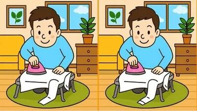  بازی فکری : اگه ادعات ابر آسمون و پاره کرده 3 تا تفاوت و تو 10 ثانیه پیدا کن!