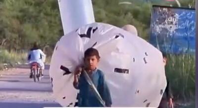 شکل عجیب گازرسانی به برخی خانواده ها در پاکستان