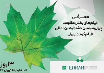 معرفی فیلم­‌های بخش مقاومت چهل و دومین جشنواره بین‌المللی فیلم کوتاه تهران - تسنیم