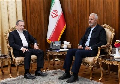 دیدار سرپرست سفارت ایران در کابل با عراقچی - تسنیم