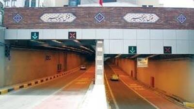 هر دو مسیر تونل امیر کبیر امشب مسدود است