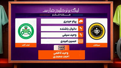 کارشناسی داوری دیدار سپاهان - ذوب آهن